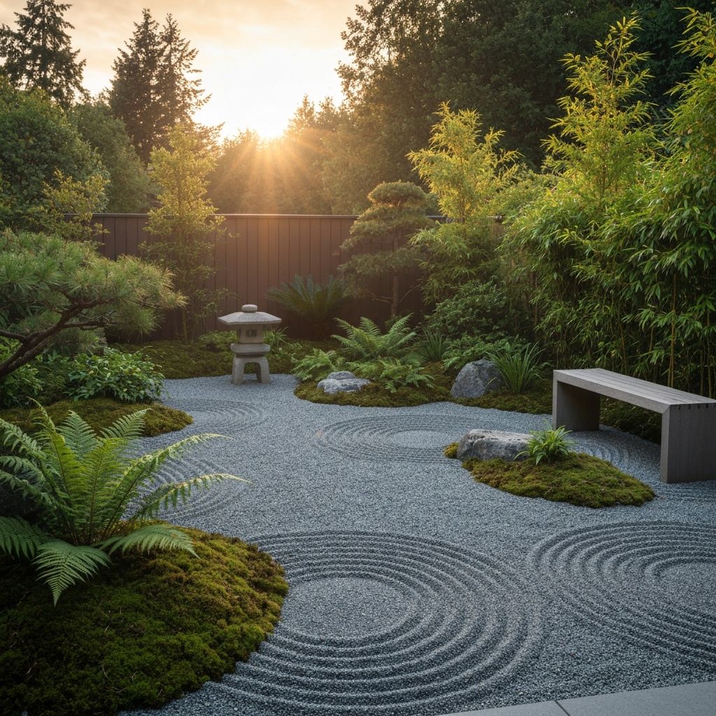 Peaceful setting representing mindfulness